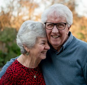 Senior couple reviewing Medicare insurance in Moscow, ID